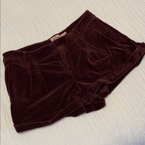 Juicy Couture velour shorts